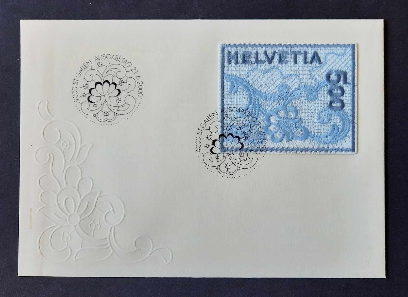 Tous les timbres: 3-18-4 Bloc NABA 2000 St-Gall. FDC 21.6.2000 – D'occasion à GENEVE par Pjeronimo