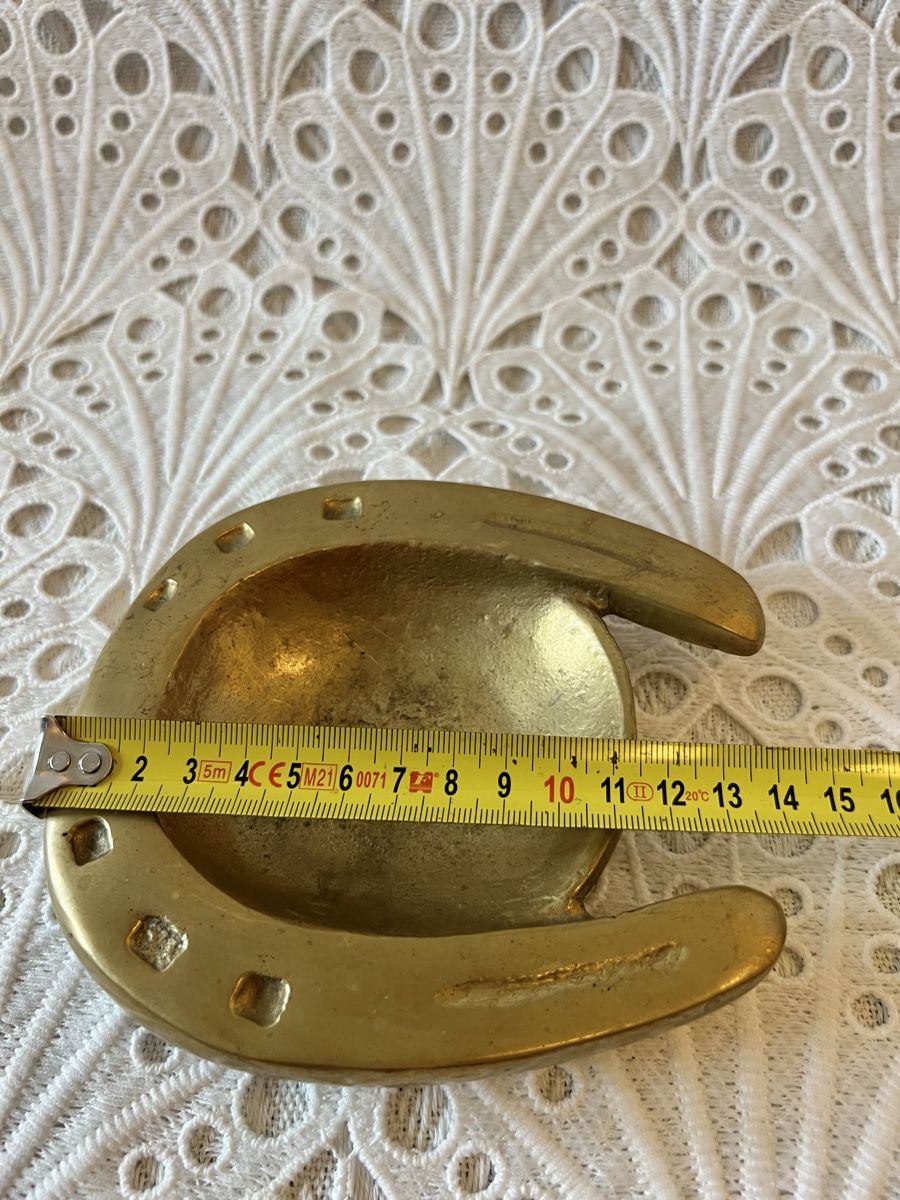 Aschenbecher: Schwerer Messing Aschenbecher Art Deko 700 Gram – Gebraucht aus Frenkendorf von Only1 5