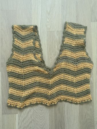 Zara Häkel Top Gr S Sommerlich gehäkelt