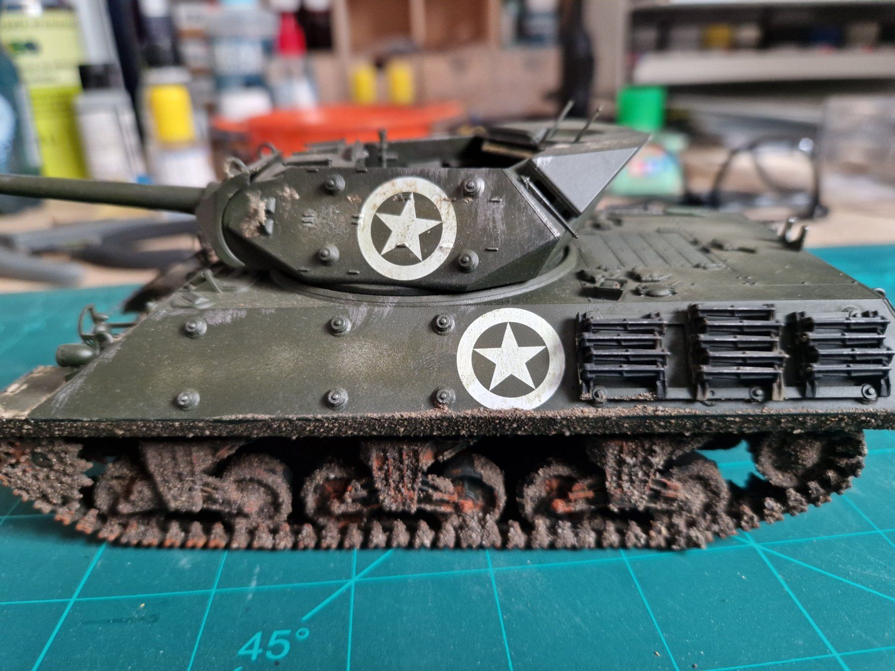 Kit di modellismo & Modellini statici: 1/35 M10 tank gebaut – Usato da Ponte Capriasca venduto da nikfolle 4