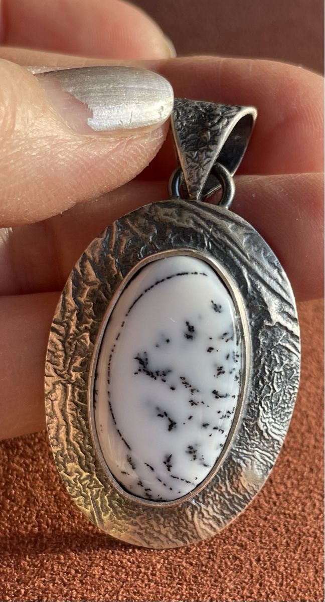 Ciondoli: Silber Anhänger- Achat mit Dendriten – Nuovo e nell'imballaggio originale da Ebikon venduto da elischka 4