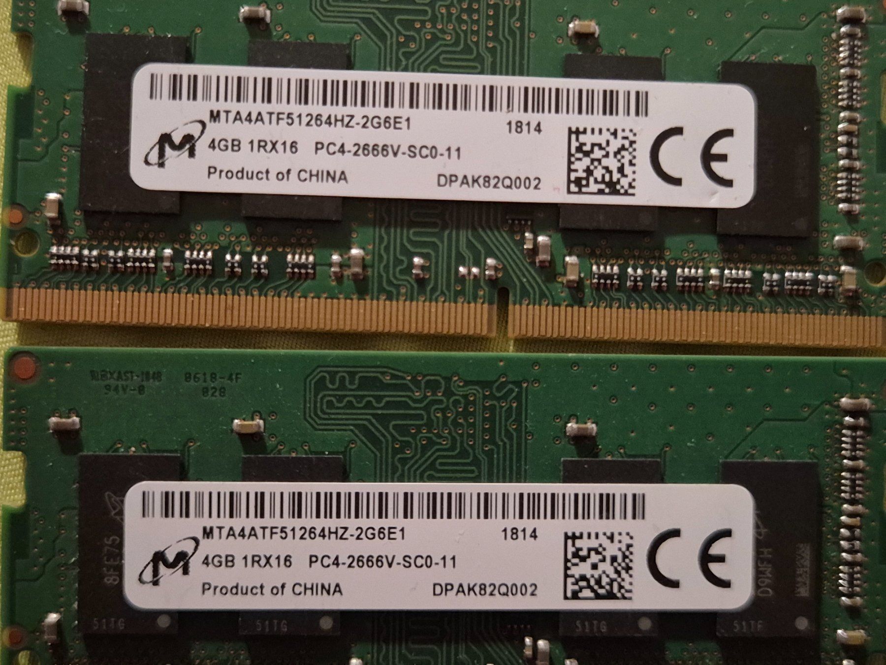 Samsung Memoria / RAM: 2x4GB 1Rx16 PC4-2666V-SC0-11 – Usato da Roggwil BE venduto da GLDANI