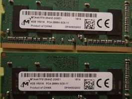 2x4GB 1Rx16 PC4-2666V-SC0-11