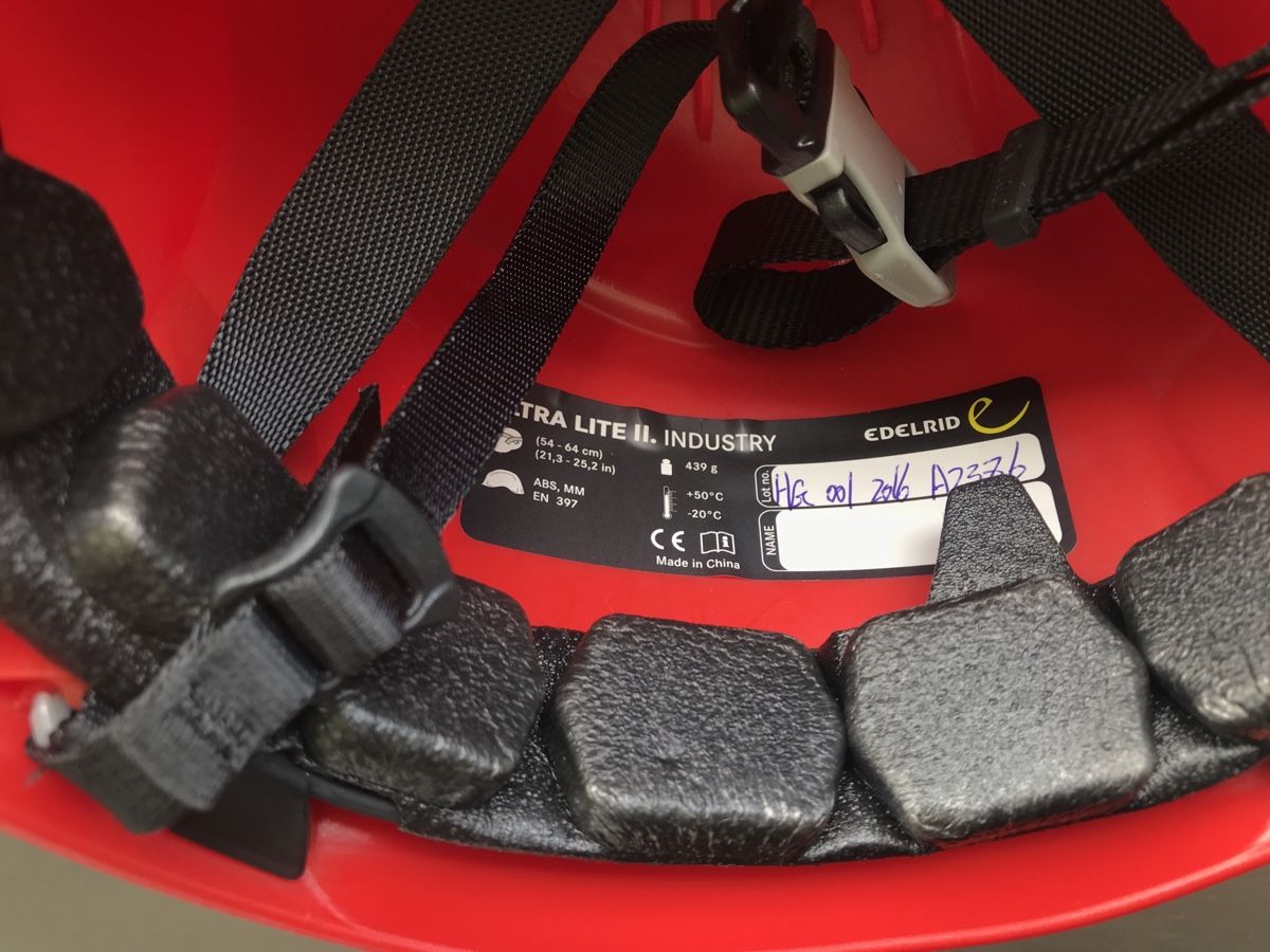 Edelrid Gesichts- und Gehörschutz: Edelrid Ultra Lite II Industry red one size – Neu und originalverpackt aus Ebnat-Kappel von Molton 8