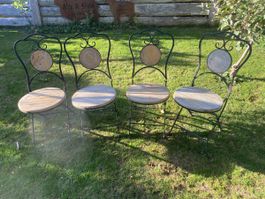 4 Gartenstühle