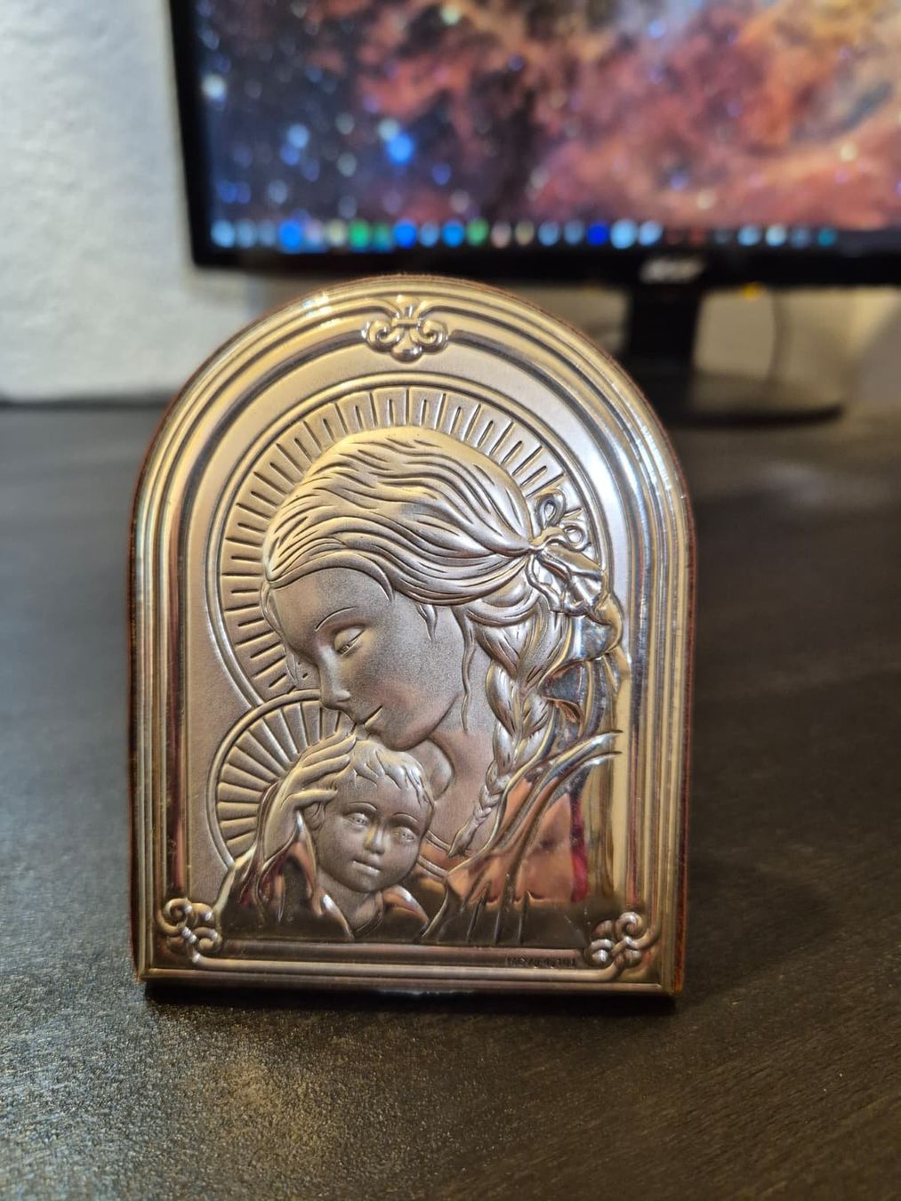 Medaglie: Religious Silver Medal Stand - read description – Usato da Locarno venduto da Johnnys_Retro_Shop
