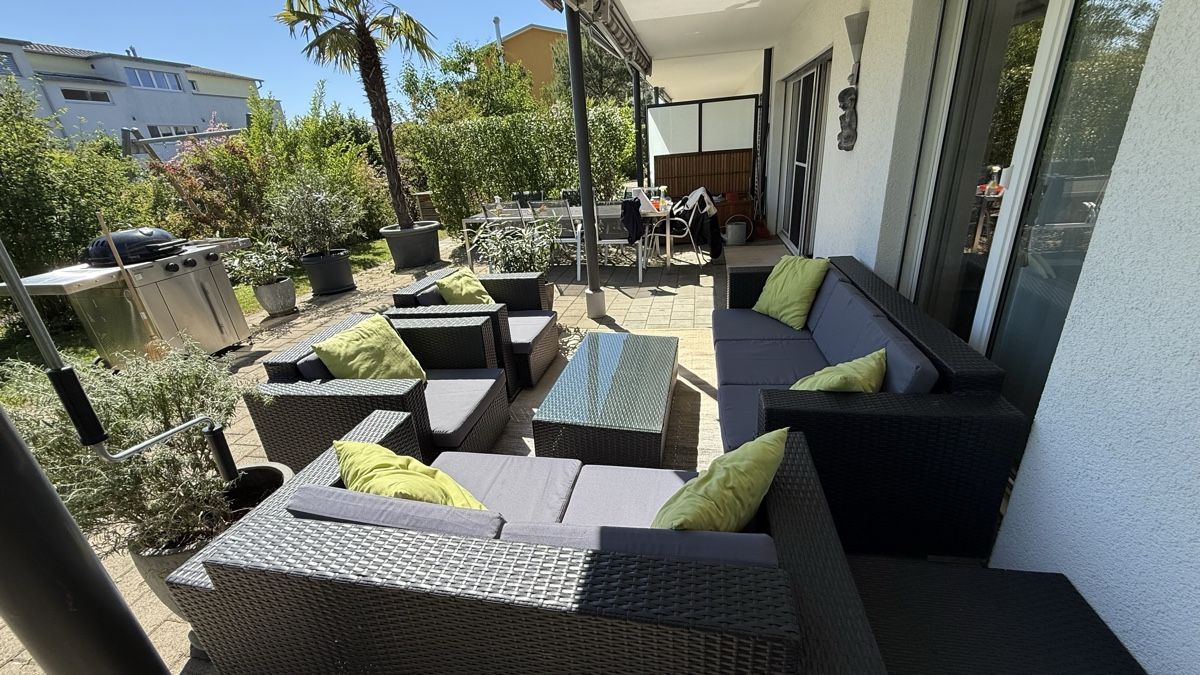 Divani: Rattanlook Garten-Lounge 7-teilig – Usato da Wiesendangen venduto da arena007 1