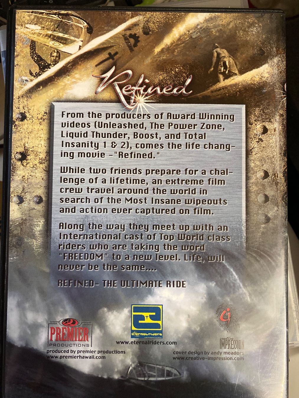 Tous les DVDs: DVD -  "Refined" - Sports extremes! – D'occasion à Le Brassus par cinema13 1
