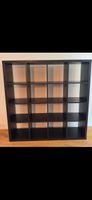  IKEA Kallax Regal 4x4, schwarzbraun, 147x147 cm