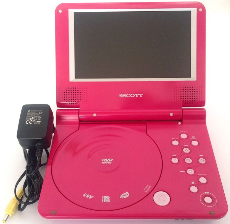 Scott DPX768PINK Princess (V2.1) Portable DVD Player (Gebraucht) in ...