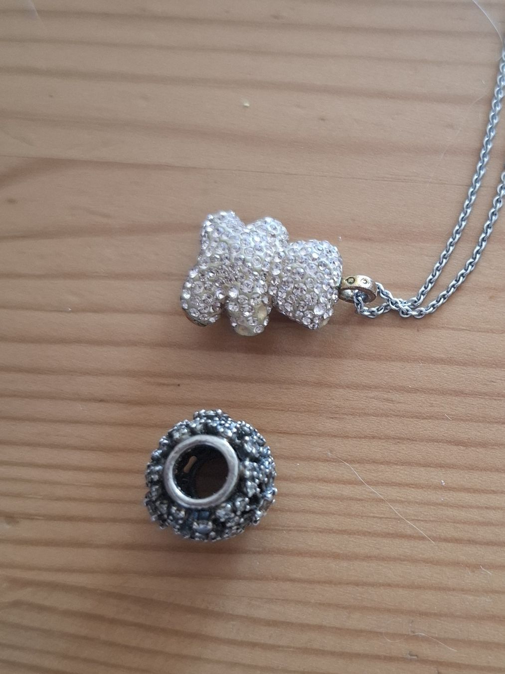 Sonstiger Schmuck: Lot Pandora bead, Swarovski 🐻, Ti Sento chain silver 925 – Gebraucht aus Leysin von Libelluli 7