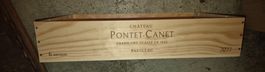 Weinkiste 6er leer 51.5x33x10 cm
