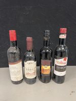 Lot de 4 bouteilles de vin rouge - Millésimes variés 🍷🍇