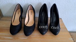 2 paires talons escarpins 38