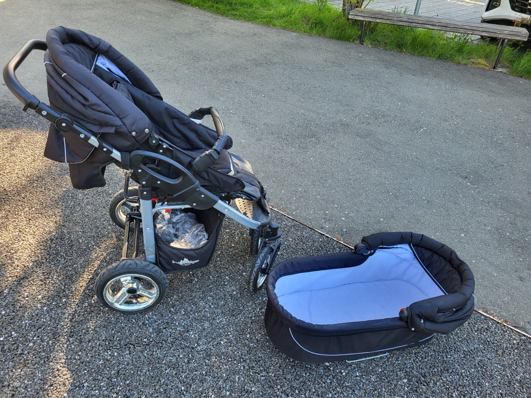 Carrozzine: Bergsteiger Capri 2-in-1 Kinderwagen – Usato da Wabern venduto da hogresta