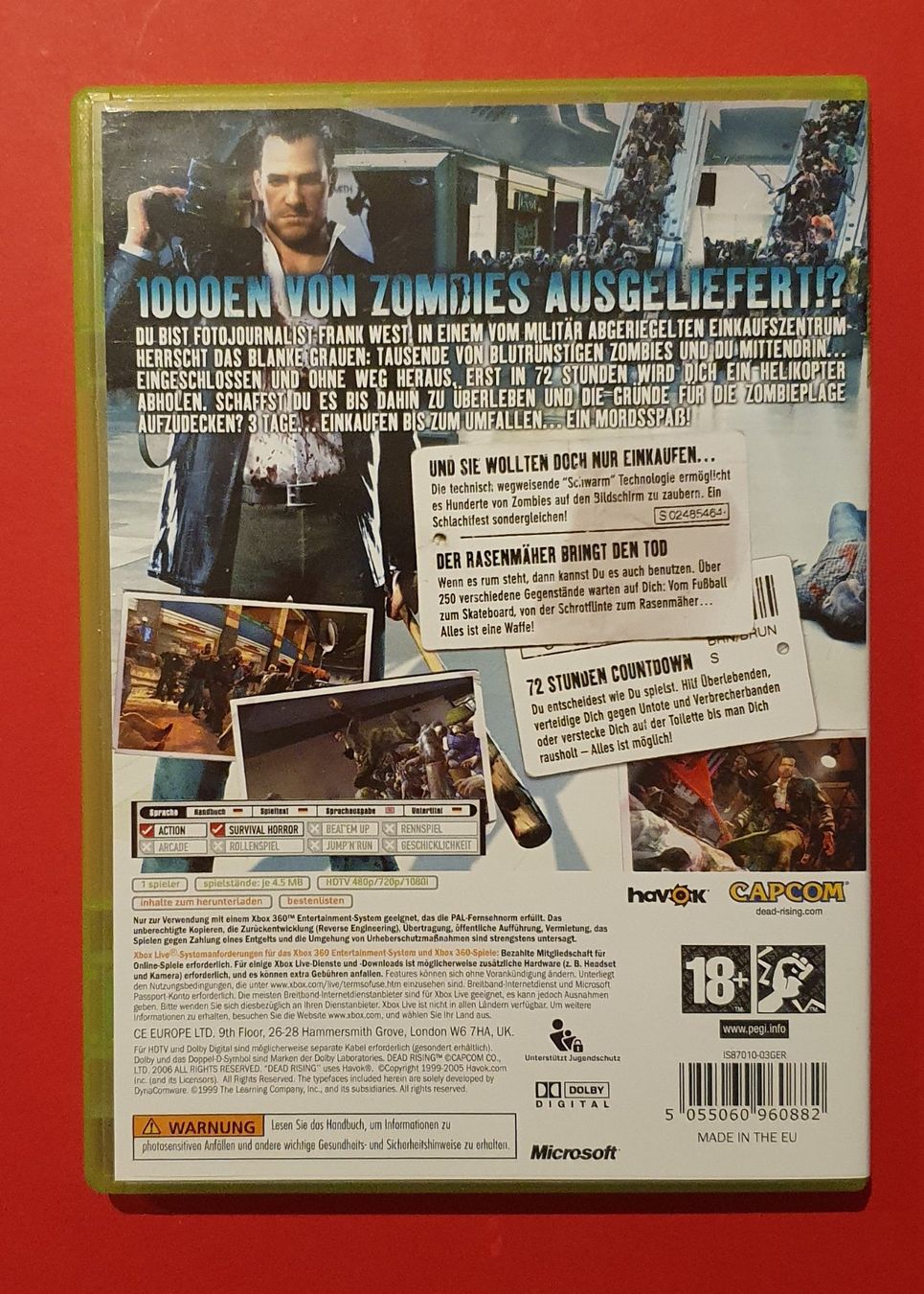 Microsoft Giochi: Microsoft XBOX 360 Game (XB360) Deadrising – Usato da Illnau venduto da BoFrost 2