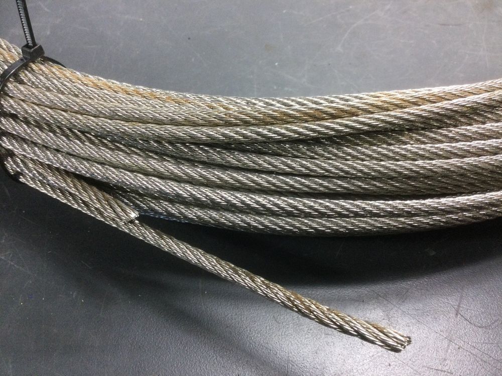 Tutti gli attrezzi: Gebrauchtes 4,0mm Edelstahl-Drahtseil – Usato da Wangen SZ venduto da kuriosum12 3