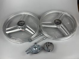 Mofa Felgensatz grau 17Zoll Peugeot usw