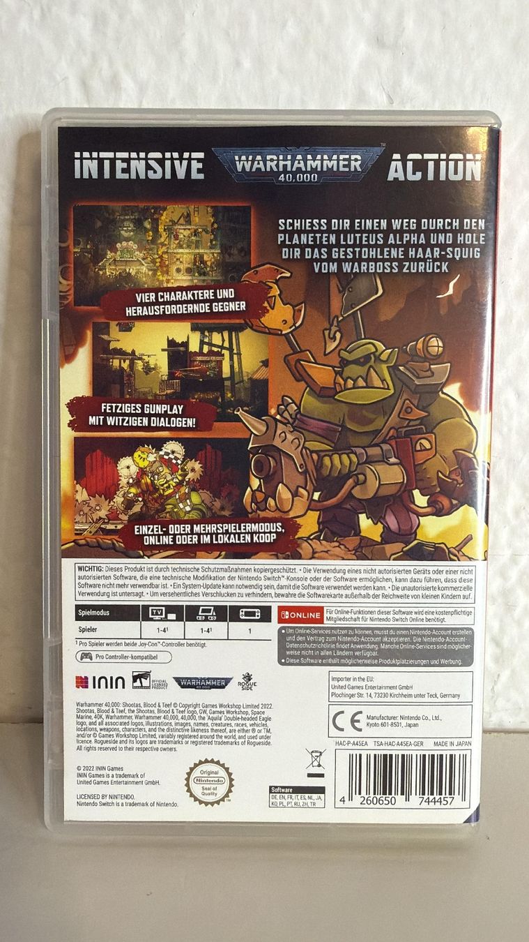 Jeux: Nintendo Switch Warhammer: Shootas, Blood & Teef – D'occasion à Ehrendingen par lax21 1