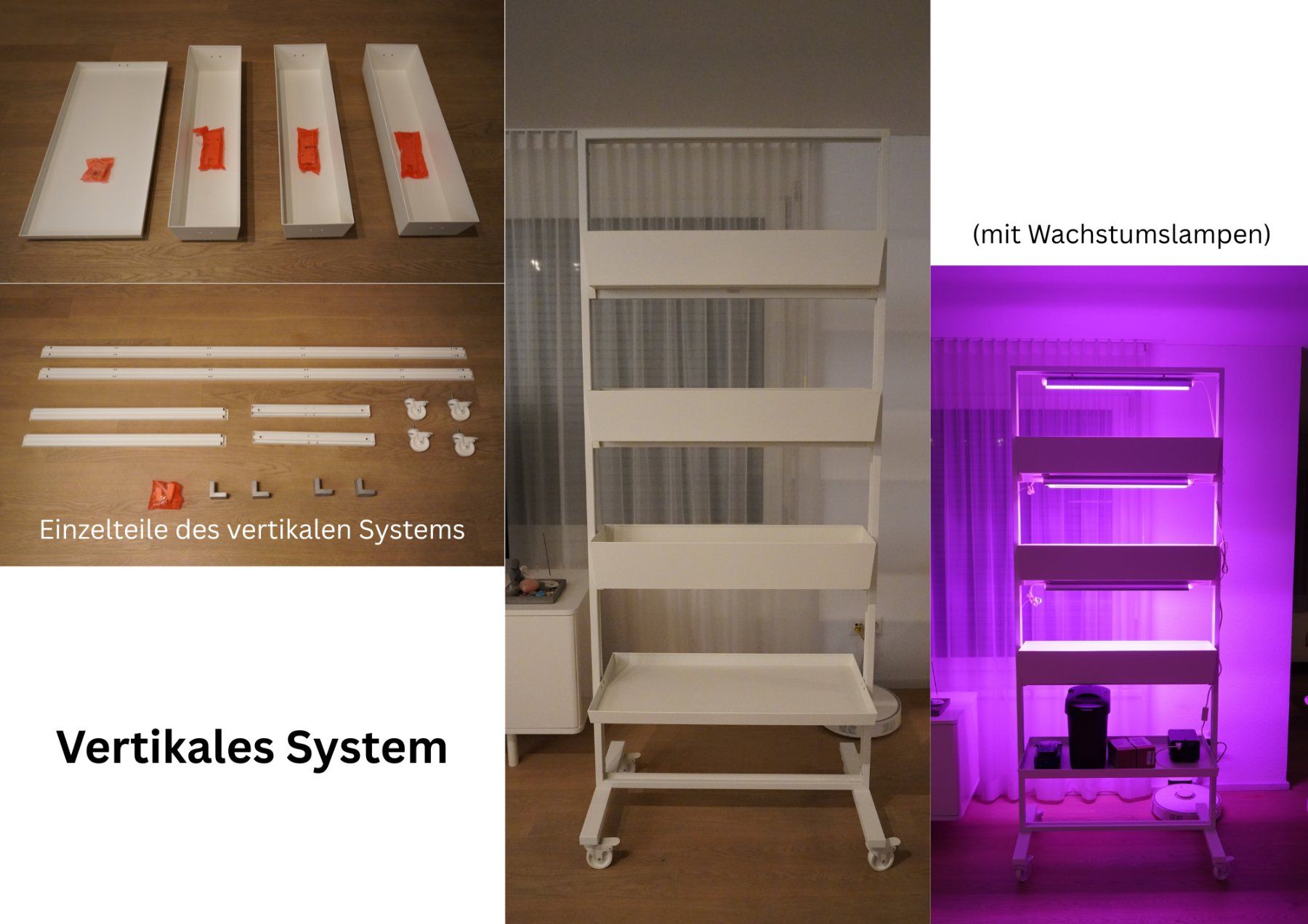 Box contenitori: Vertical Farming Komplettset - 2 Systeme + Zubehör – Nuovo (secondo la descrizione) da Lupsingen venduto da Supra88 1