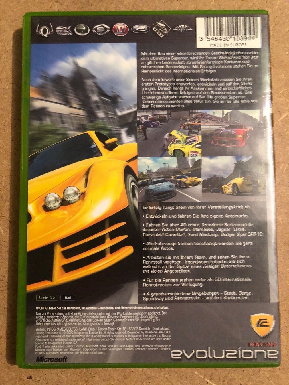 Giochi: Racing Evolutione für Xbox – Usato da Kestenholz venduto da Mad18 1