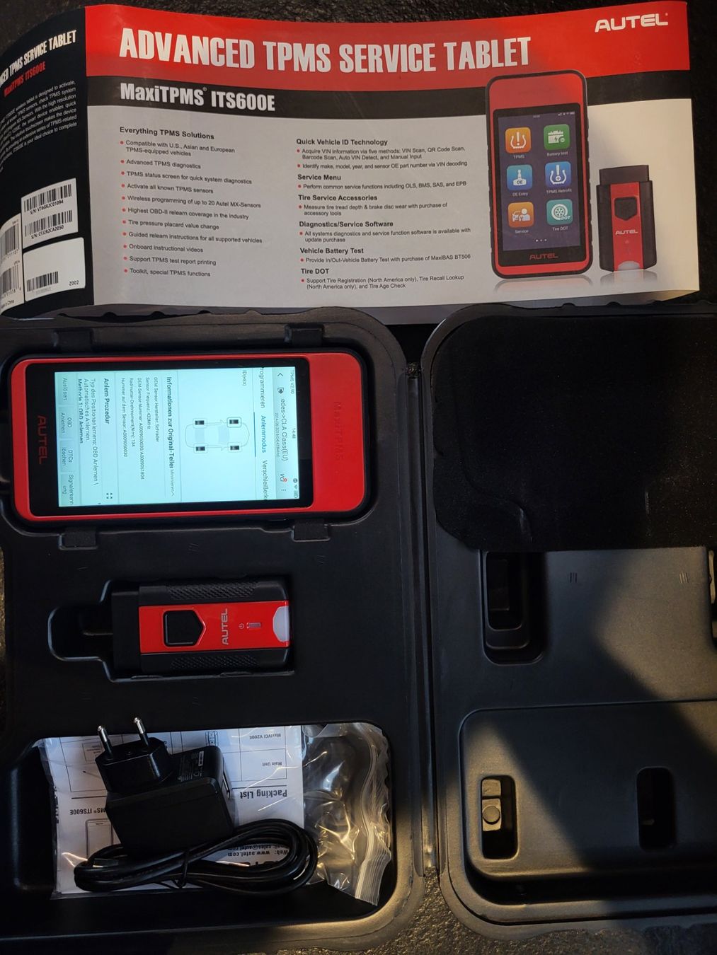 Autel Misurare: Autel Maxi TPMS ITS600 Reifendrucksensoren Diagnosegerät – Usato da Wauwil venduto da Reifendrucksensoren 1