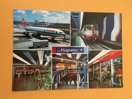 Zürich Flughafen Flugzeug Bahn mehrbildrig
