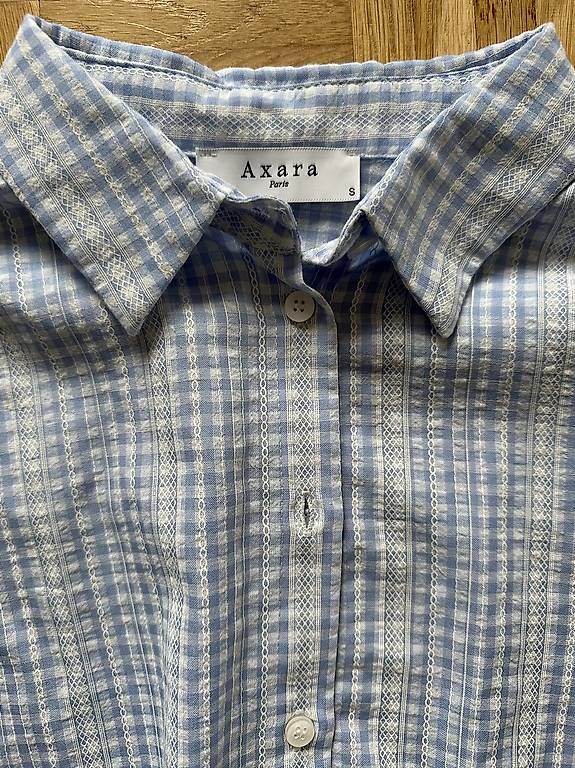 Blusen: Blau weiß karierte Bluse Gr.S – Gebraucht aus Stäfa von DearDarling