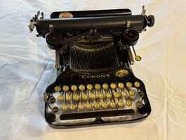 CORONA Schreibmaschine mit Farbband