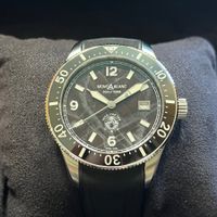 Montblanc 1858 Iced Sea Date Black Dial Full Set 7578