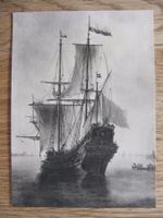 altes Segelschiff Handabzug