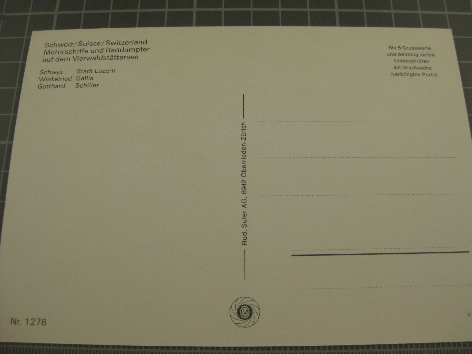 Cartoline postali: 6 Schiffe – Usato da Malters venduto da Marosko 1