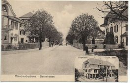 2-Bild-AK MÜNCHENBUCHSEE Bernstrasse