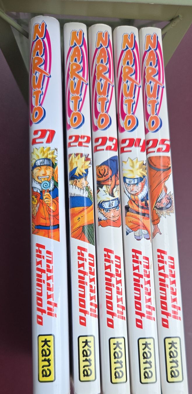 Comics: Lot de 5 mangas Naruto 21-25  – Gebraucht aus Valeyres-sous-Rances von Untitled