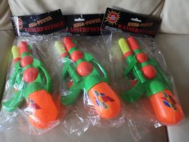 3 x Wasserpistole Mega Power Hyper Water Pistol Wasserspass