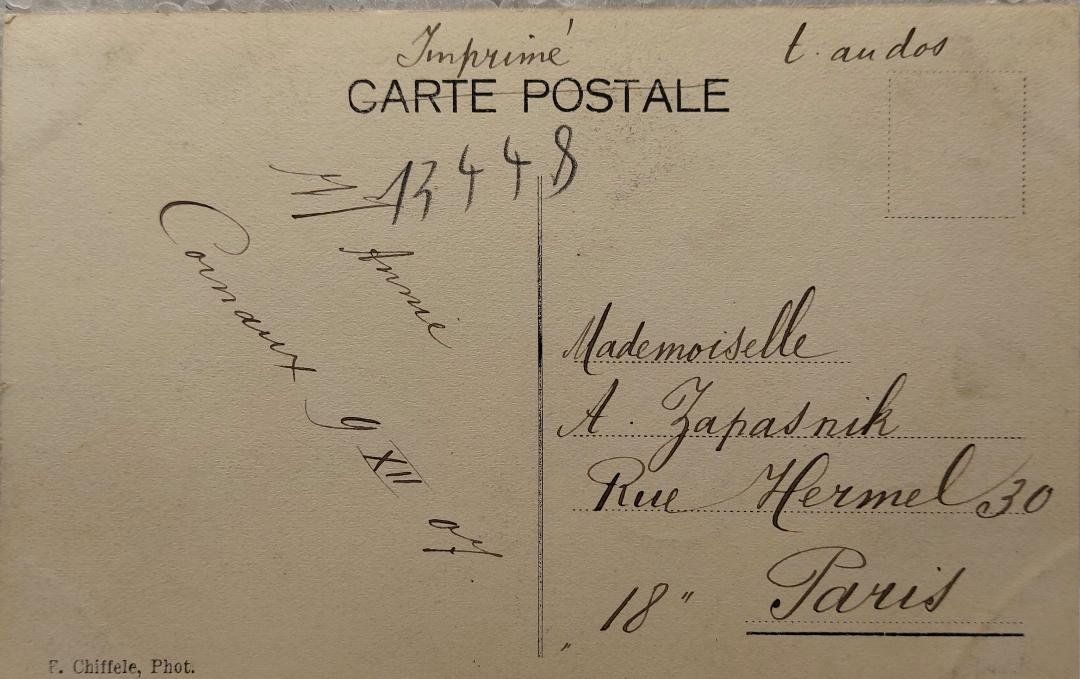 Ansichtskarten: NEUCHÂTEL - Intérieur de l'église catholique - 1907 – Gebraucht aus Delémont von Domdom1 1