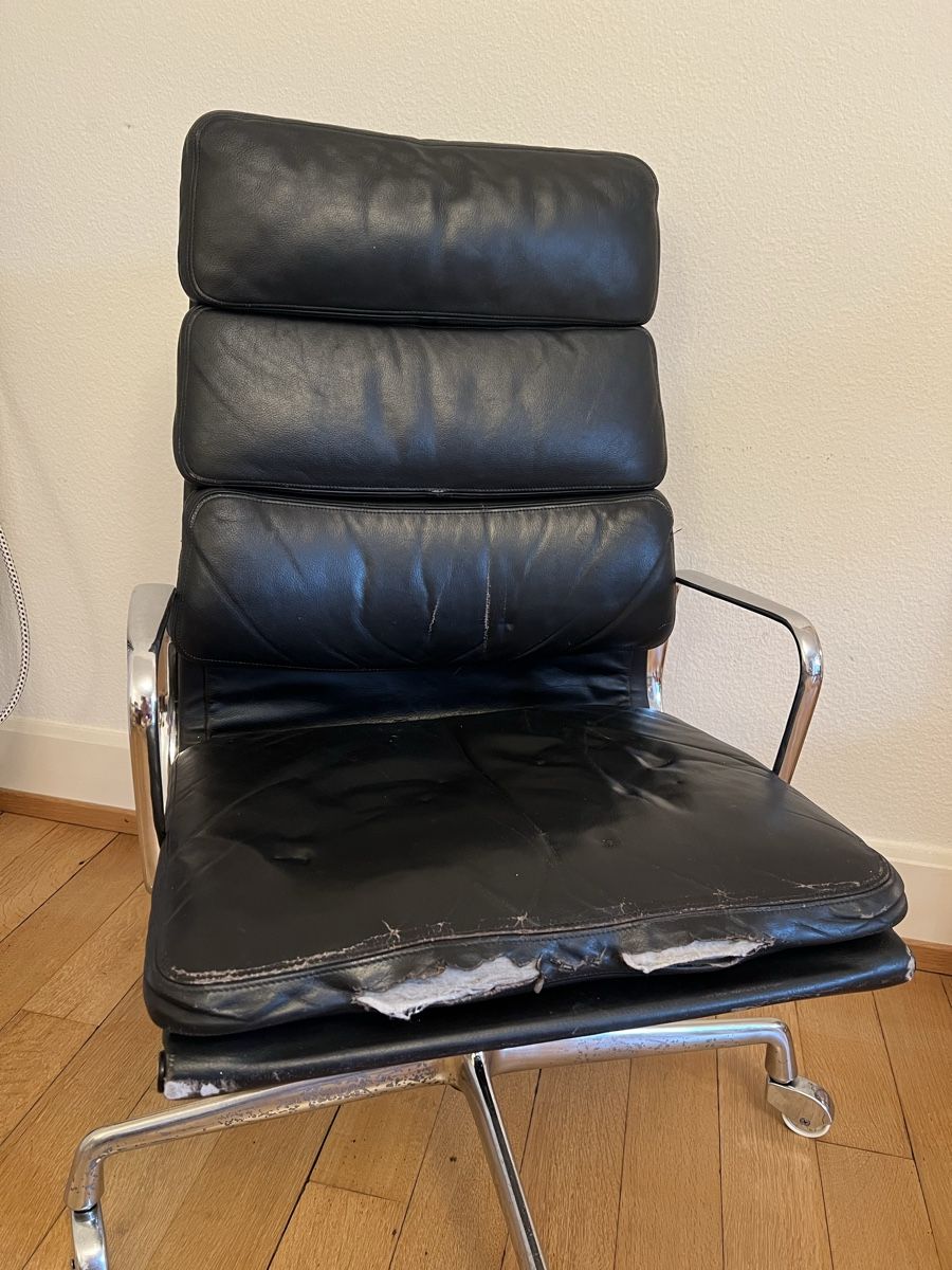 Eames Stühle: Eames Aluminium Chair EA 119 – Defekt aus Zürich von Leuzzeli 2