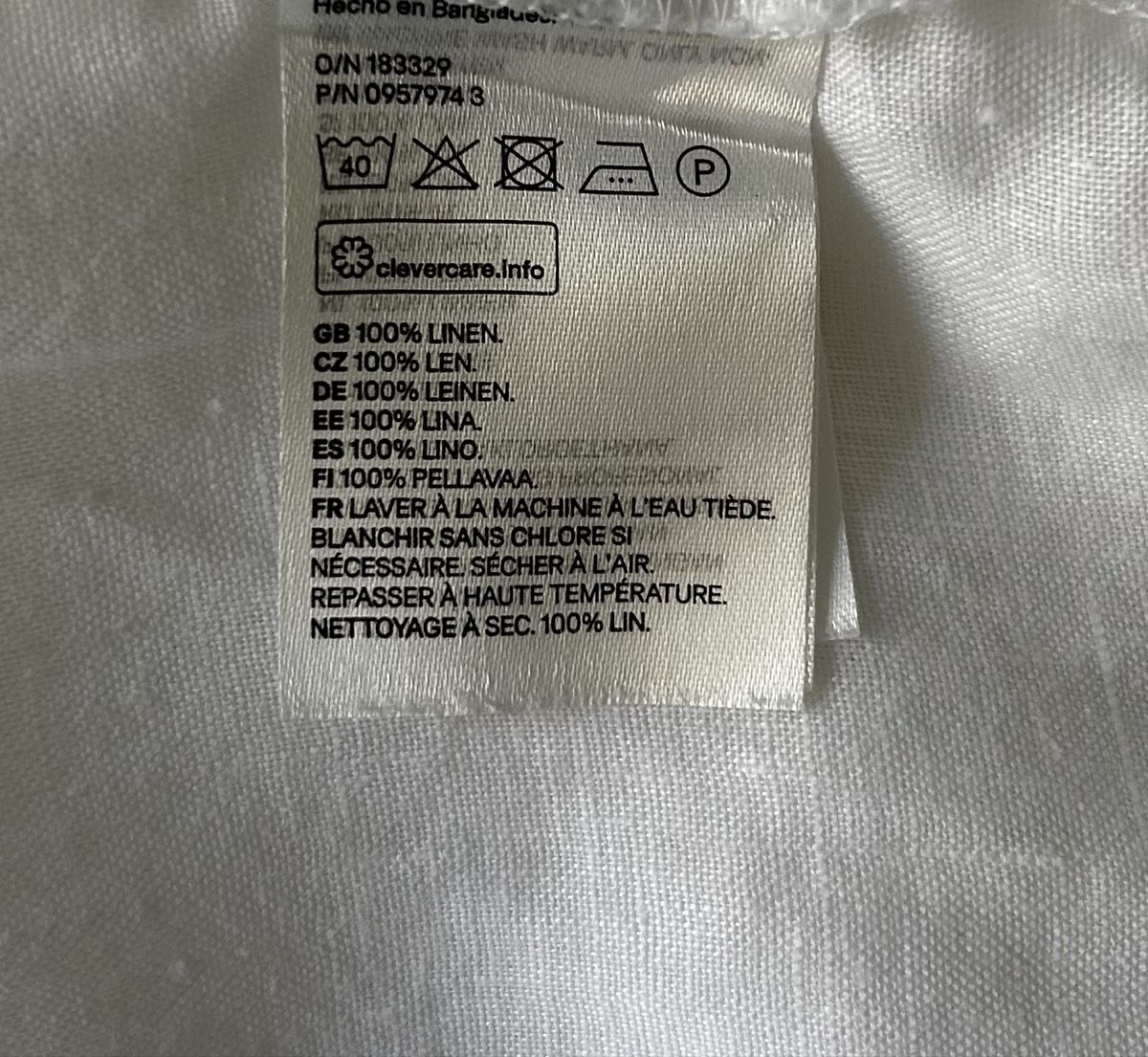 H&M Camicette: Linen shirt H&M – Usato da Chêne-Bourg venduto da car_d88h 2
