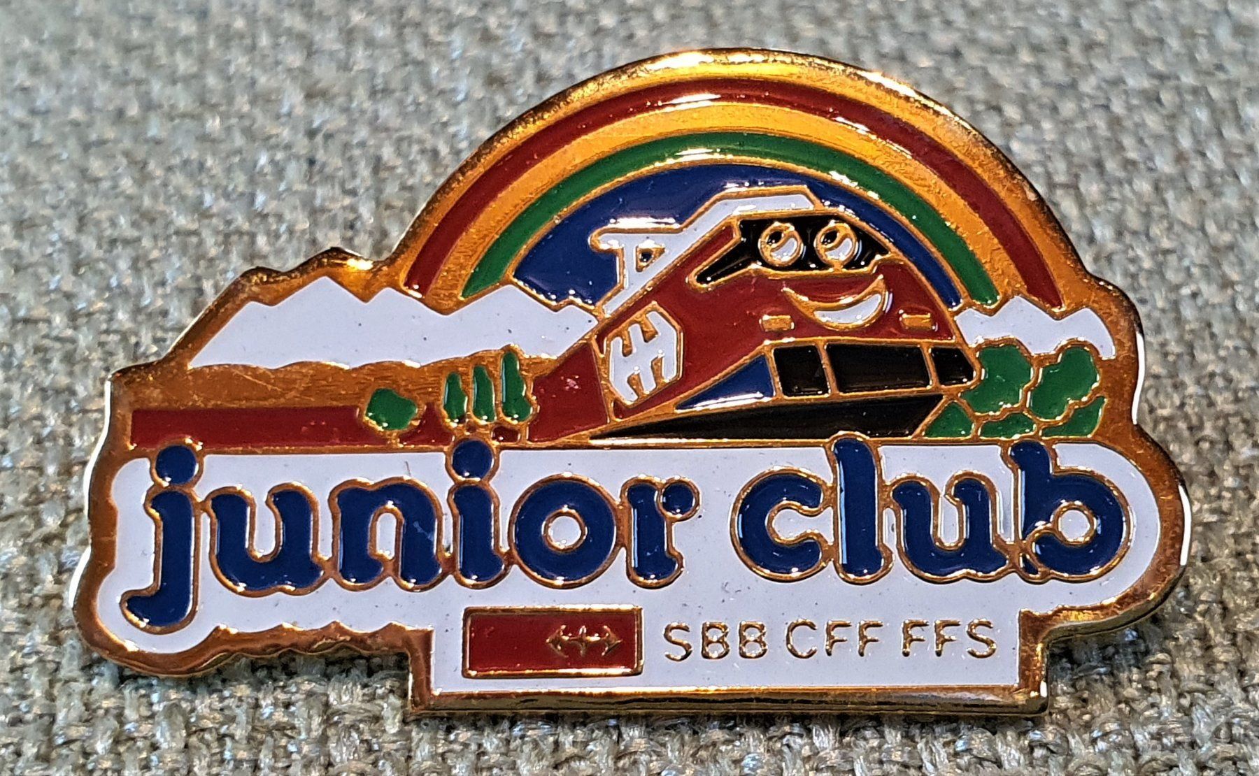 SBB/CFF/FFS Placchette & Badge: B092 - Pin SBB CFF FFS Junior Club – Usato da Reinach BL venduto da Boston-Verkauf