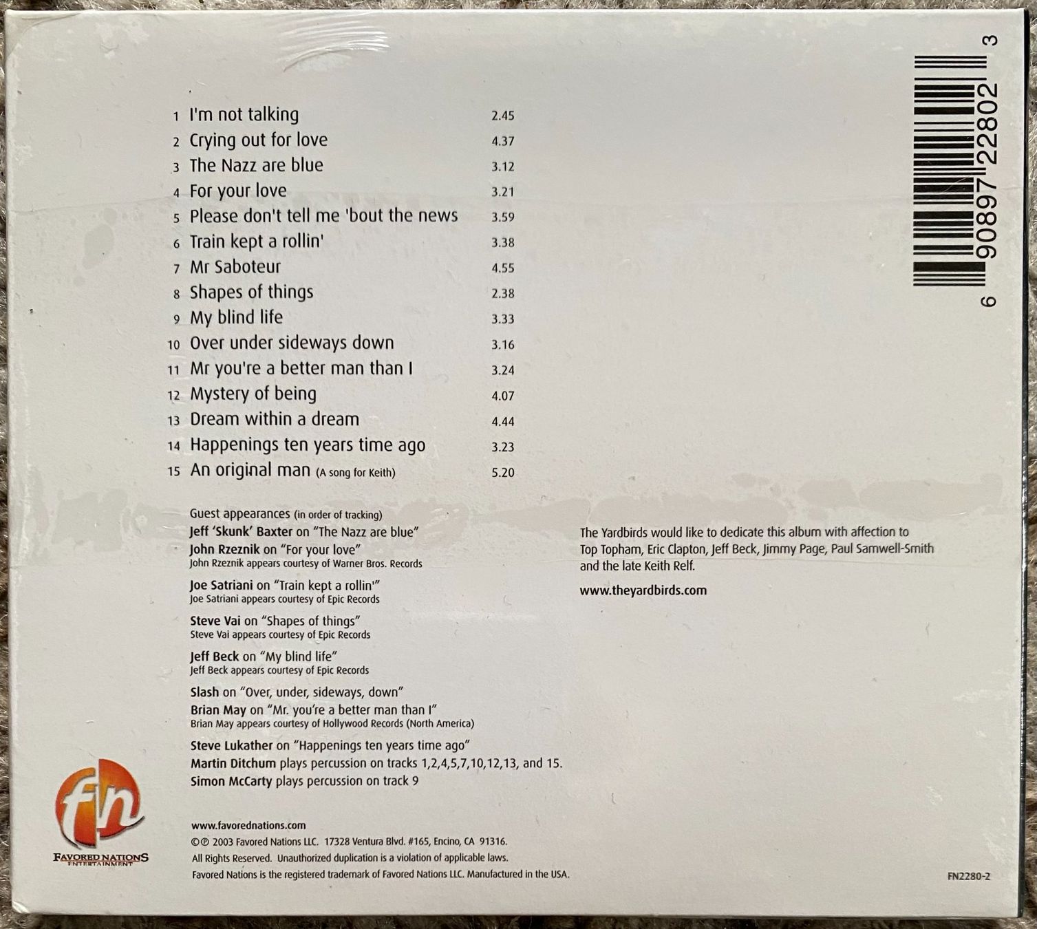 CDs: Yardbirds - Birdland CD 2003 NEU/OVP – Neu und originalverpackt aus Forch von xtcpiemont 1