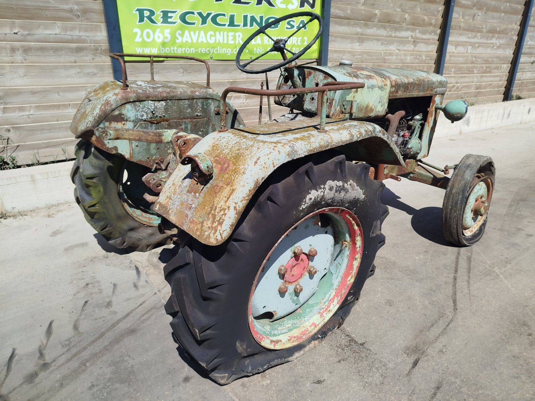 Bührer Trattori: Tracteur Bührer UO 4/5 – Difettoso da Savagnier venduto da Botteron_Recycling 4