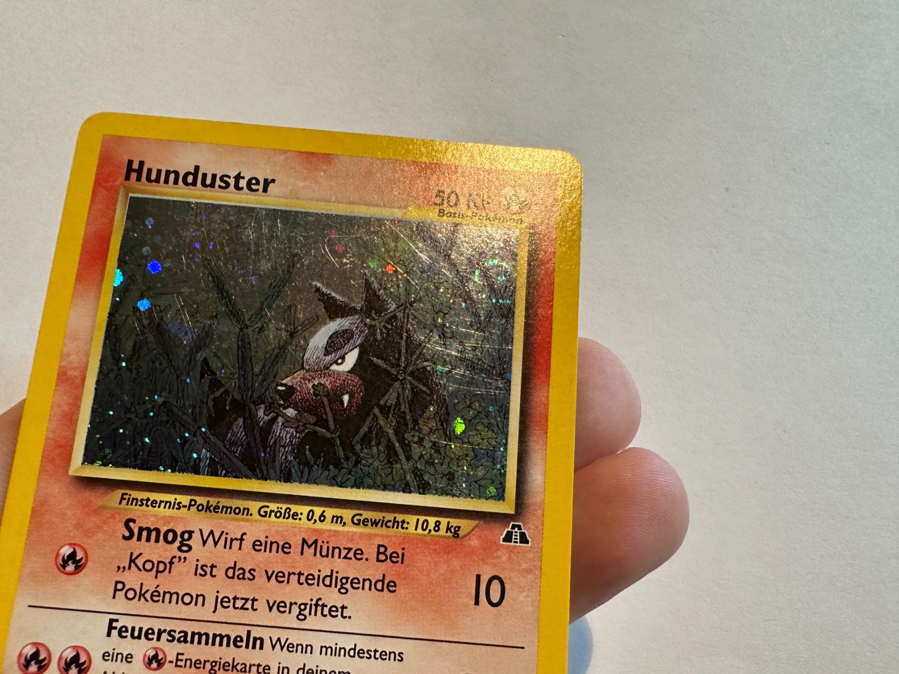 Pokémon Carte collezionabili: Hunduster holo Neo Entdeckung DE – Usato da Hagendorn venduto da Pokecollectorch 2