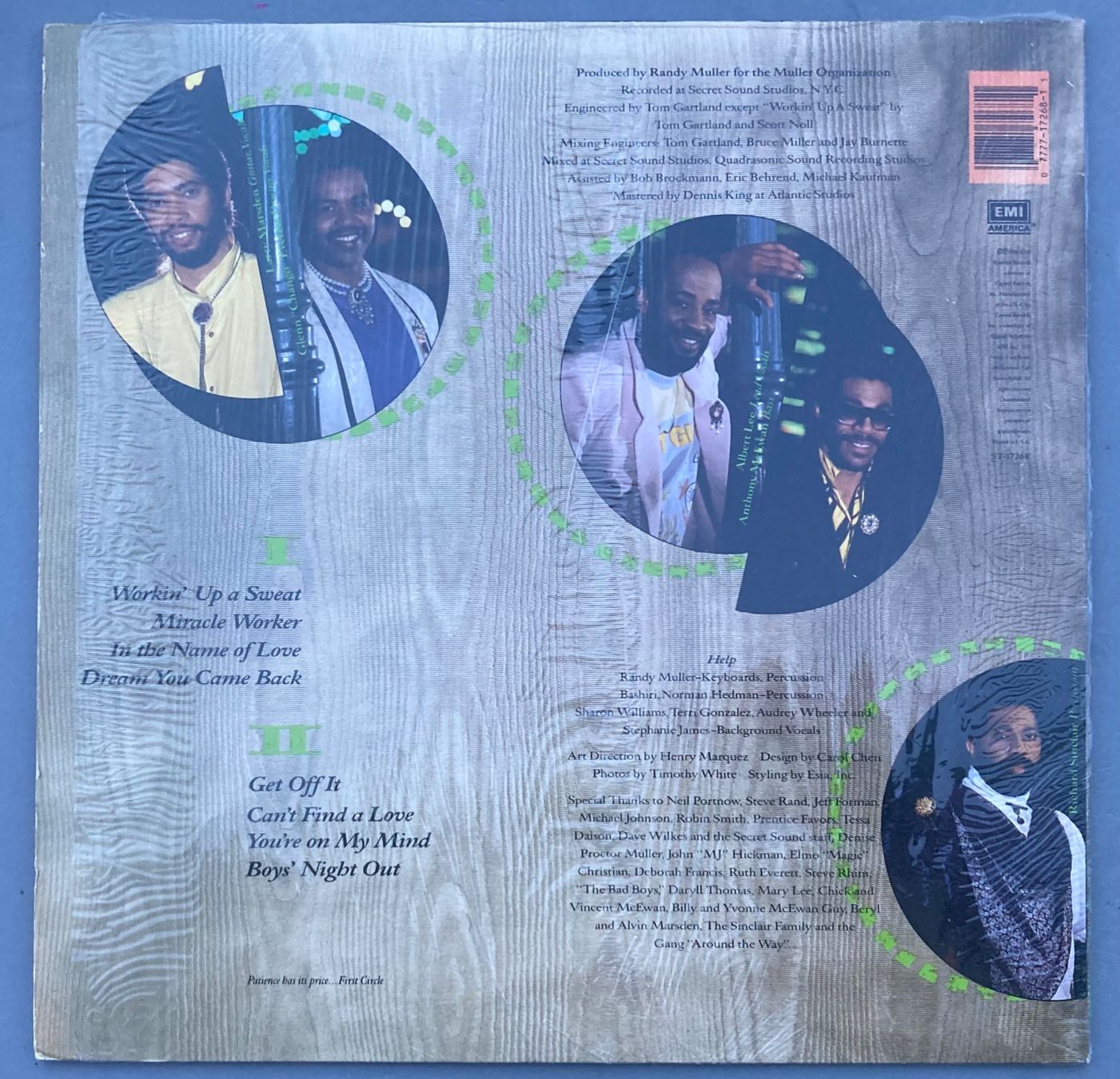 Vinyles: FIRST CIRCLE - BOYS' NIGHT OUT – D'occasion à Poliez-Pittet par Newtown-Records 1