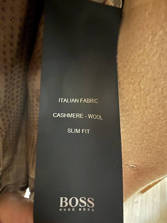 Hugo Boss Cappotti: Boss Mantel camel cashmere wool slim fit – Usato da Schaffhausen venduto da Goni17 2
