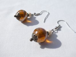 Vintage Ohrhänger, Glasperlen, Modeschmuck