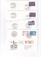 4 Briefe Flugpost