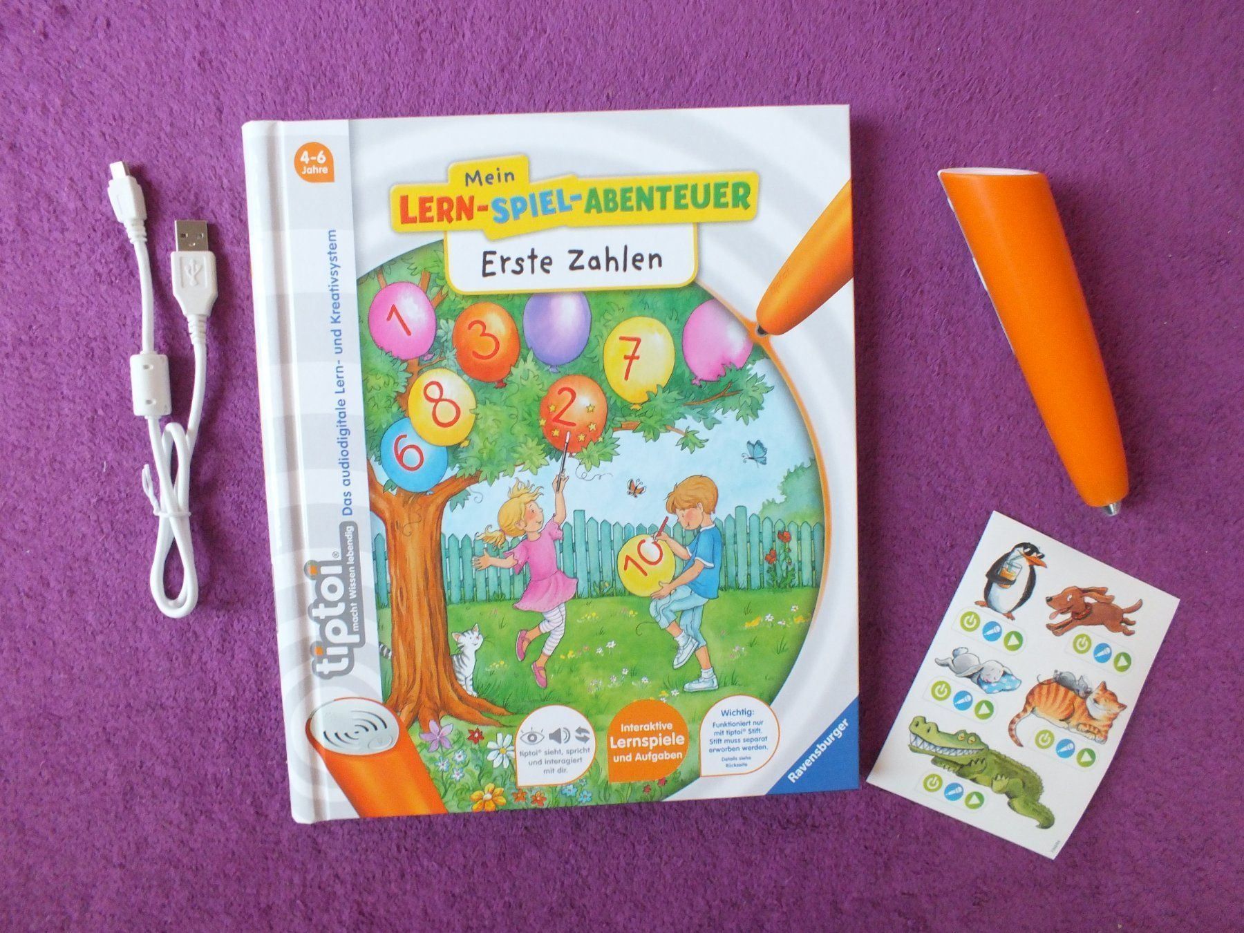 Tiptoi Giocattoli: tiptoi Starterset - CREATE Stift & Buch Erste Zahlen – Usato da Müllheim Dorf venduto da Seeeule01 1