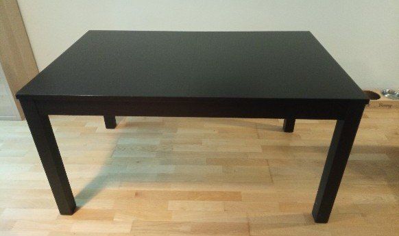 Tische: Ausziehtisch schwarz – Gebraucht aus Schwarzenburg von Miri13