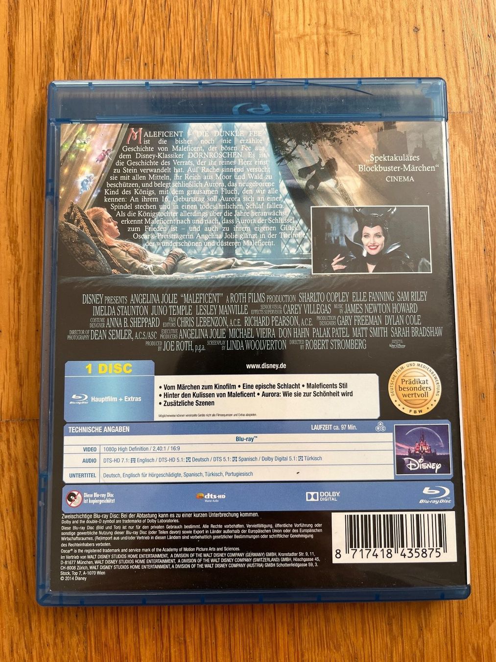 Tutti i DVDs: Blu-Ray Disc "Maleficent - Die dunkle Fee" – Usato da Grosswangen venduto da Vita500 1