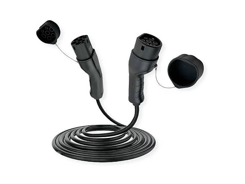 Cavi: ROLINE E-Auto Ladekabel Typ2, 3-phasig - 3 M - 19.08.0013 – Nuovo e nell'imballaggio originale da Opfikon venduto da total-shop